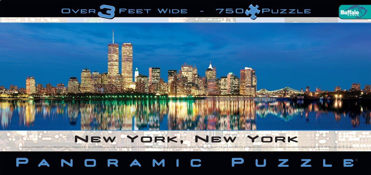 New York, New York Panoramic Puzzle - Buffalo Games puzzle collectible - Main Image 2