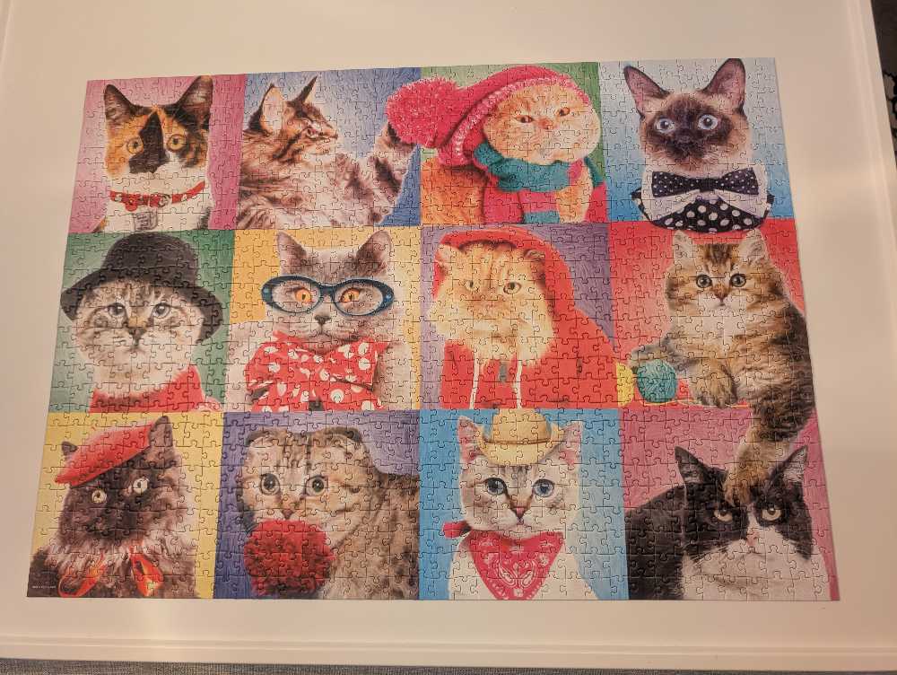 Silly Cats - EuroGraphics puzzle collectible [Barcode 628136556064] - Main Image 3