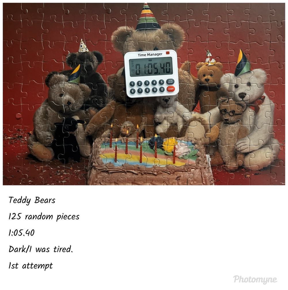Teddy Bears - American Publishing puzzle collectible - Main Image 3