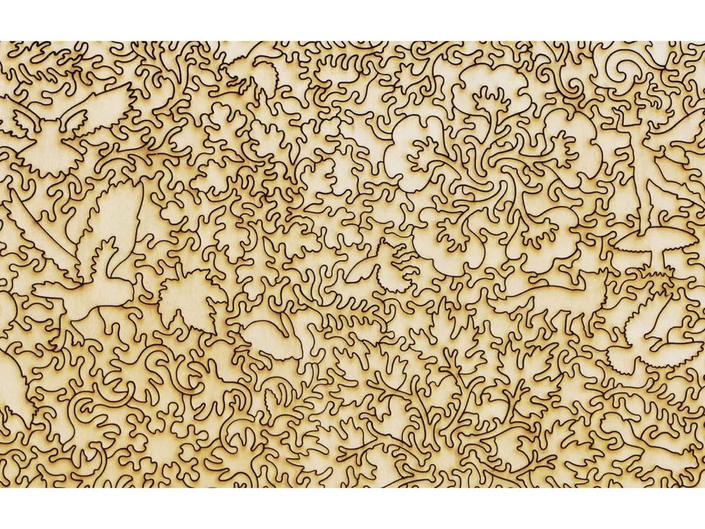 Owl - Woodland Flower - Liberty Puzzles puzzle collectible - Main Image 3