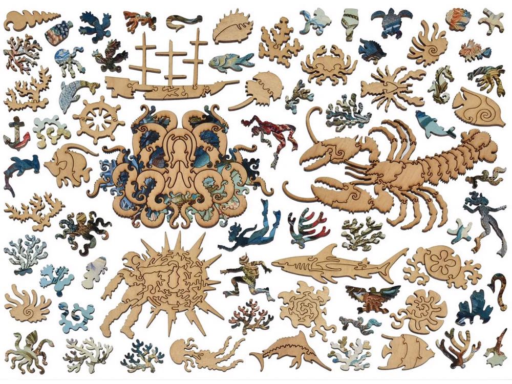 Ocean Life - Liberty Puzzles puzzle collectible - Main Image 3