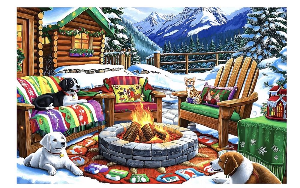 Ravensburger Puzzle 500pc Polygon Lion