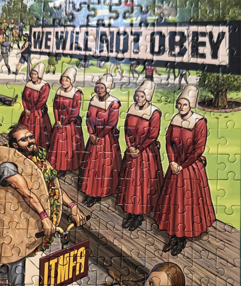 Power To The Puzzle - Oakland Puzzle Company puzzle collectible [Barcode 850054995469] - Main Image 3