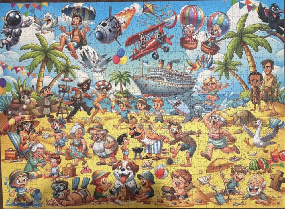 Chaos On The Beach (SCANNEN) - Magnolia puzzle collectible - Main Image 3
