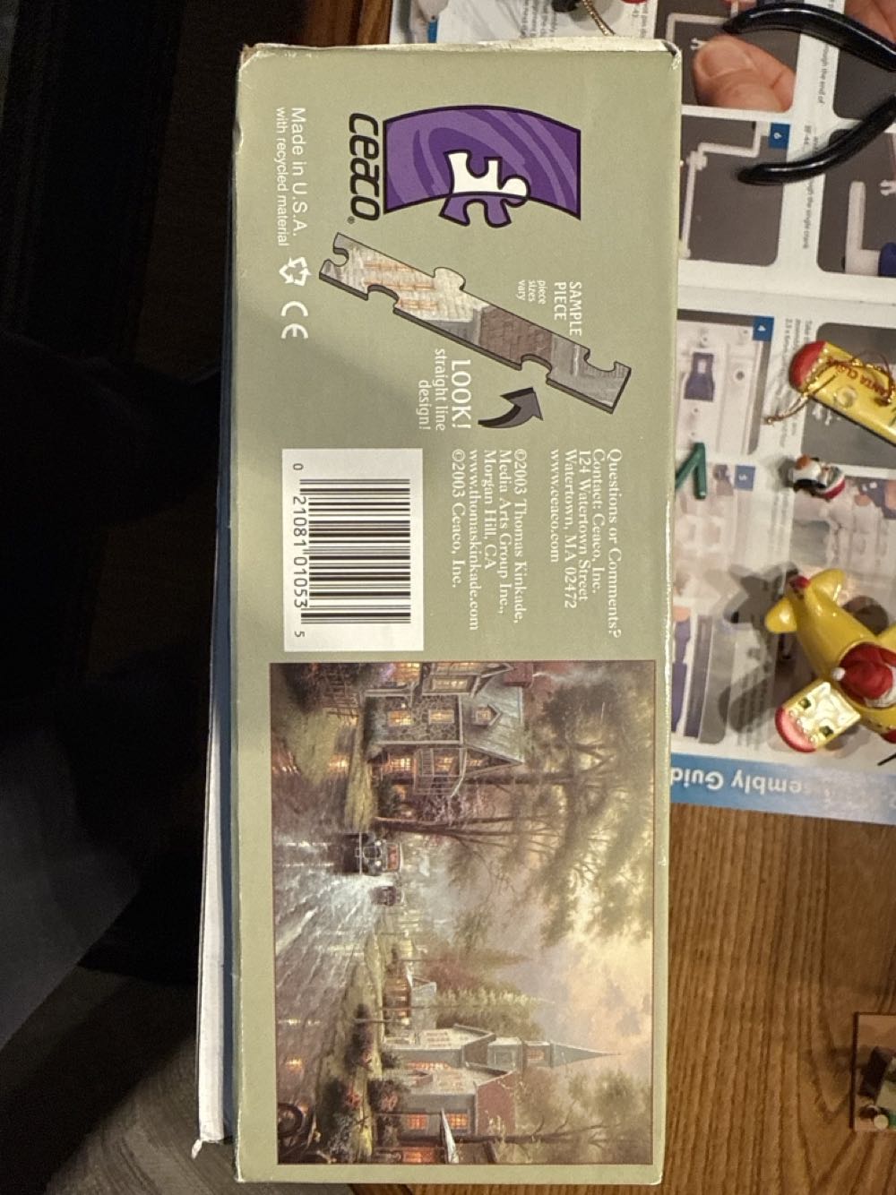 Hometown Evening - Ceaco puzzle collectible [Barcode 021081010535] - Main Image 2