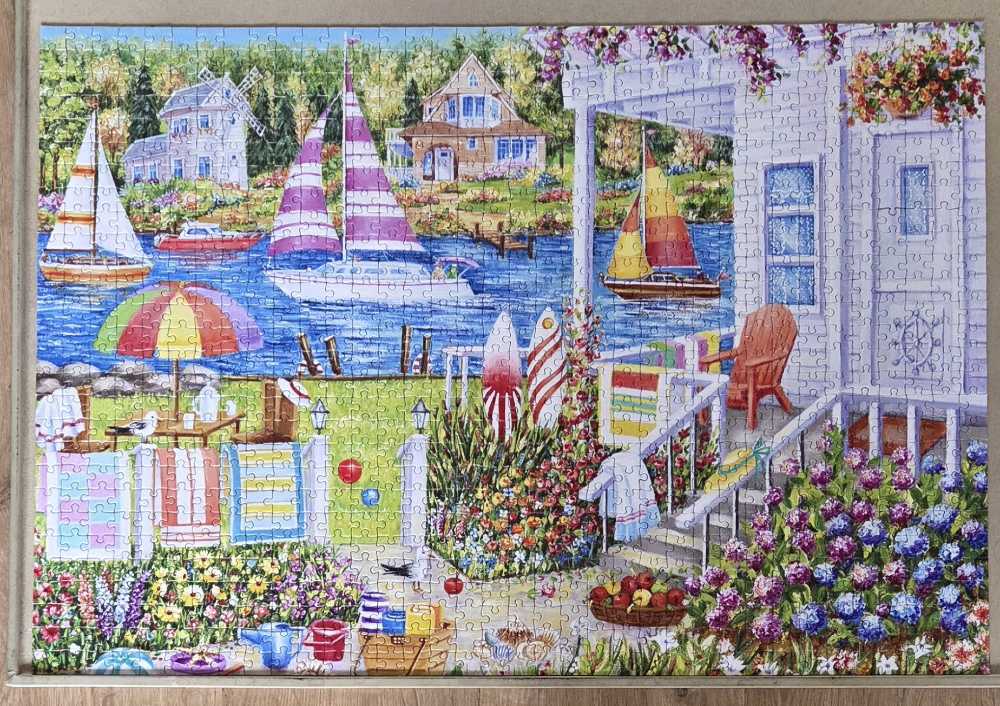 Grafika House On The Water Pièces Grafikaf33650 F 33650 Pieces Teile  puzzle collectible [Barcode 3663384336508] - Main Image 2
