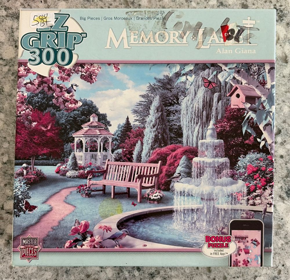 Memory Lane 300 Pc Art Alan Giana Make A Wish Ez Grip - Master Pieces puzzle collectible [Barcode 705988314025] - Main Image 2