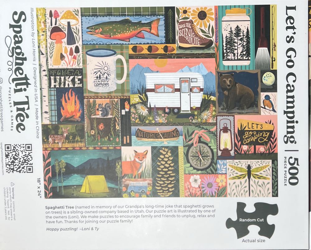 Let’s Go Camping - Spaghetti Tree puzzle collectible - Main Image 2