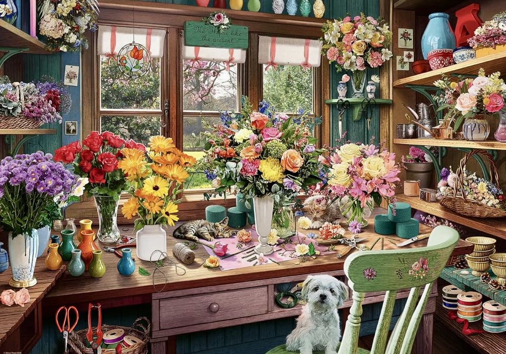 My Haven 13 : The Flower Arranger’s Shed - Ravensburger puzzle collectible [Barcode 4005555017226] - Main Image 2