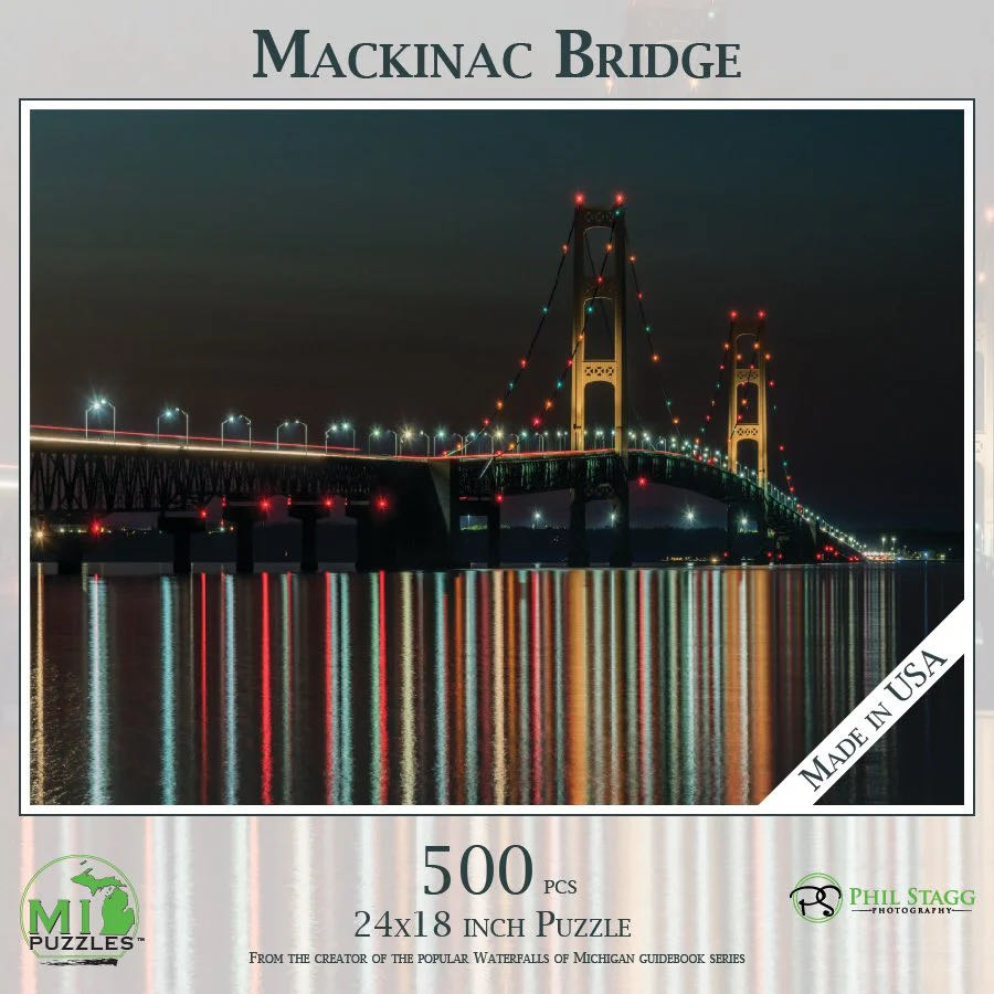 Mackinac Bridge - MI Puzzles puzzle collectible [Barcode 813461025419] - Main Image 2