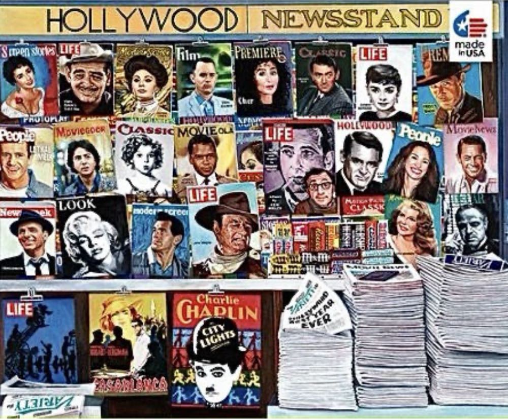 Hollywood Newsstand - Ceaco puzzle collectible [Barcode 021081331548] - Main Image 2