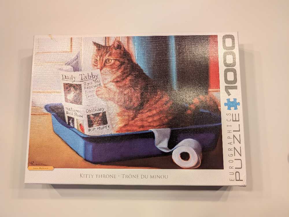 Kitty Throne - EuroGraphics puzzle collectible [Barcode 628136654524] - Main Image 2