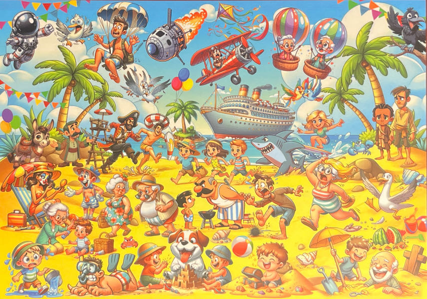 Chaos On The Beach - Magnolia puzzle collectible [Barcode 8684595061343] - Main Image 2