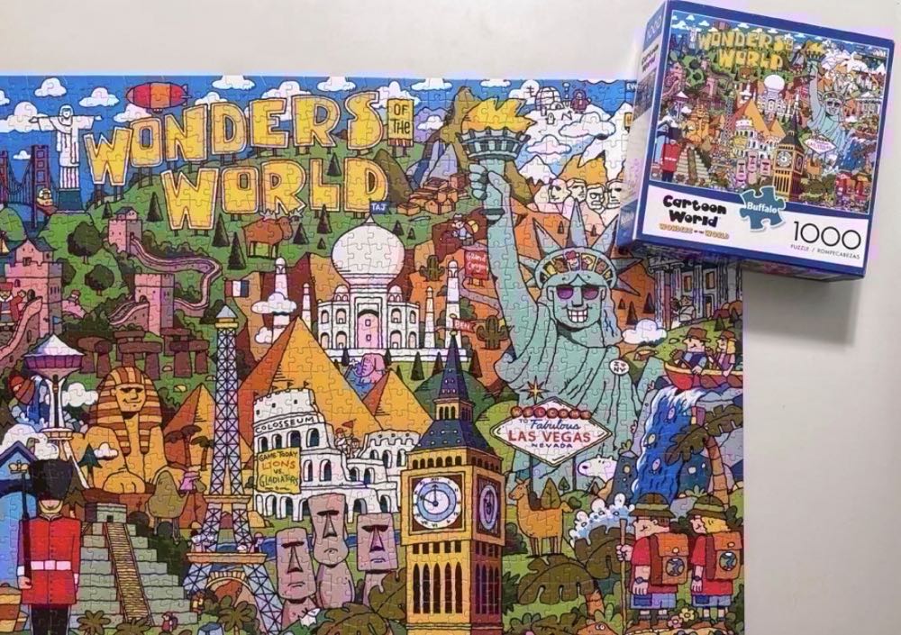Wonders of the World*^ - Buffalo Games puzzle collectible - Main Image 3