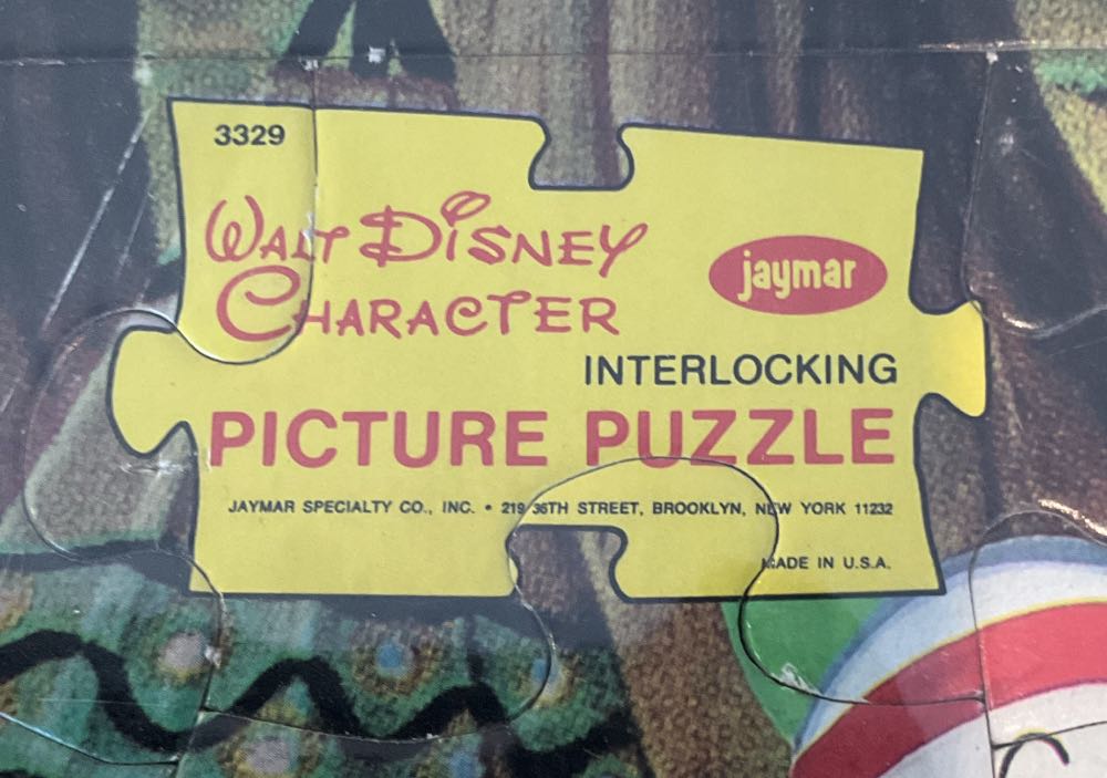 Walt Disney Character: Jaymar Interlocking Picture Puzzle: Mickey & Donald - Jamar puzzle collectible - Main Image 2