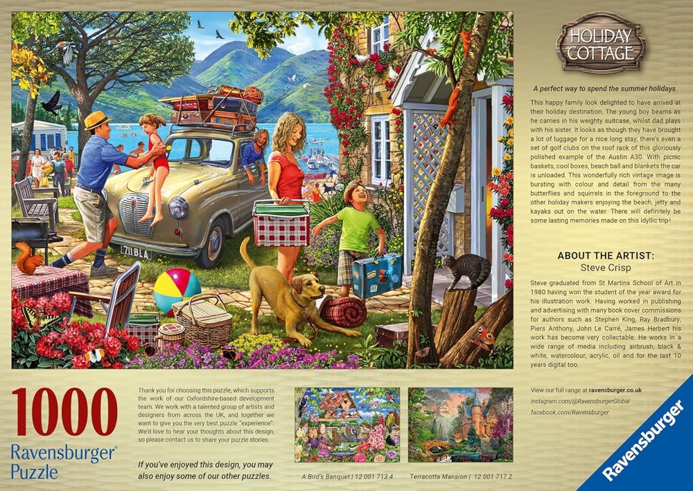 Holiday Cottage Saskia Lenen - Ravensburger puzzle collectible [Barcode 4005555017219] - Main Image 2