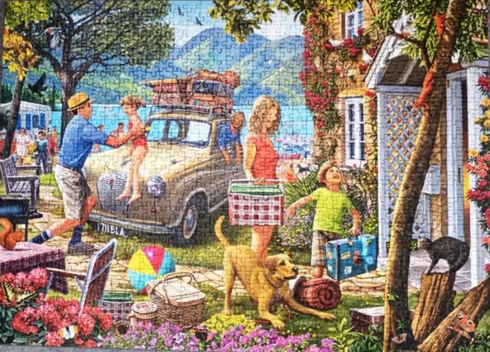 Holiday Cottage Saskia Lenen - Ravensburger puzzle collectible [Barcode 4005555017219] - Main Image 3