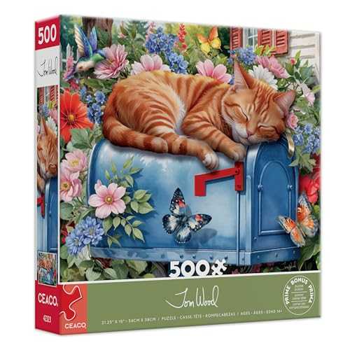 New York Puzzle Company Adelina Lirius A Rainy Day 500 Piece Jigsaw Puzzle For Adults By Adelina Lirius