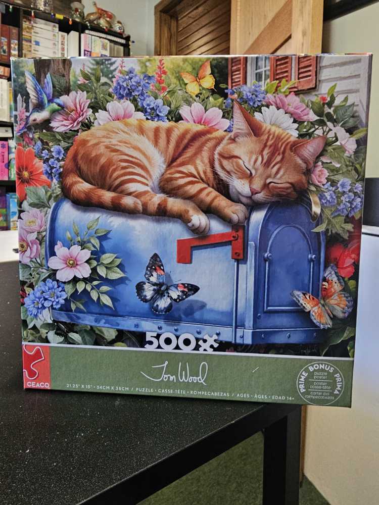 Cat Nap  - Ceaco puzzle collectible [Barcode 021081243384] - Main Image 2