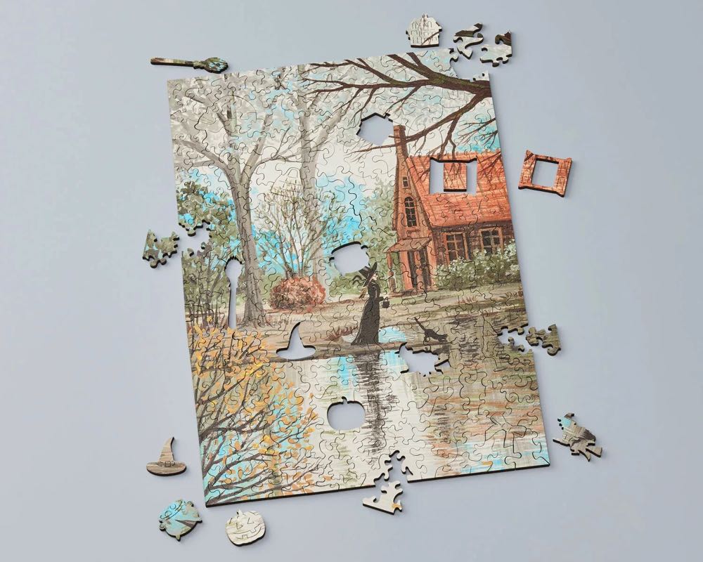 Lake Bewitched - Free Form Puzzle Cut - Wentworth Wooden Puzzles puzzle collectible - Main Image 2
