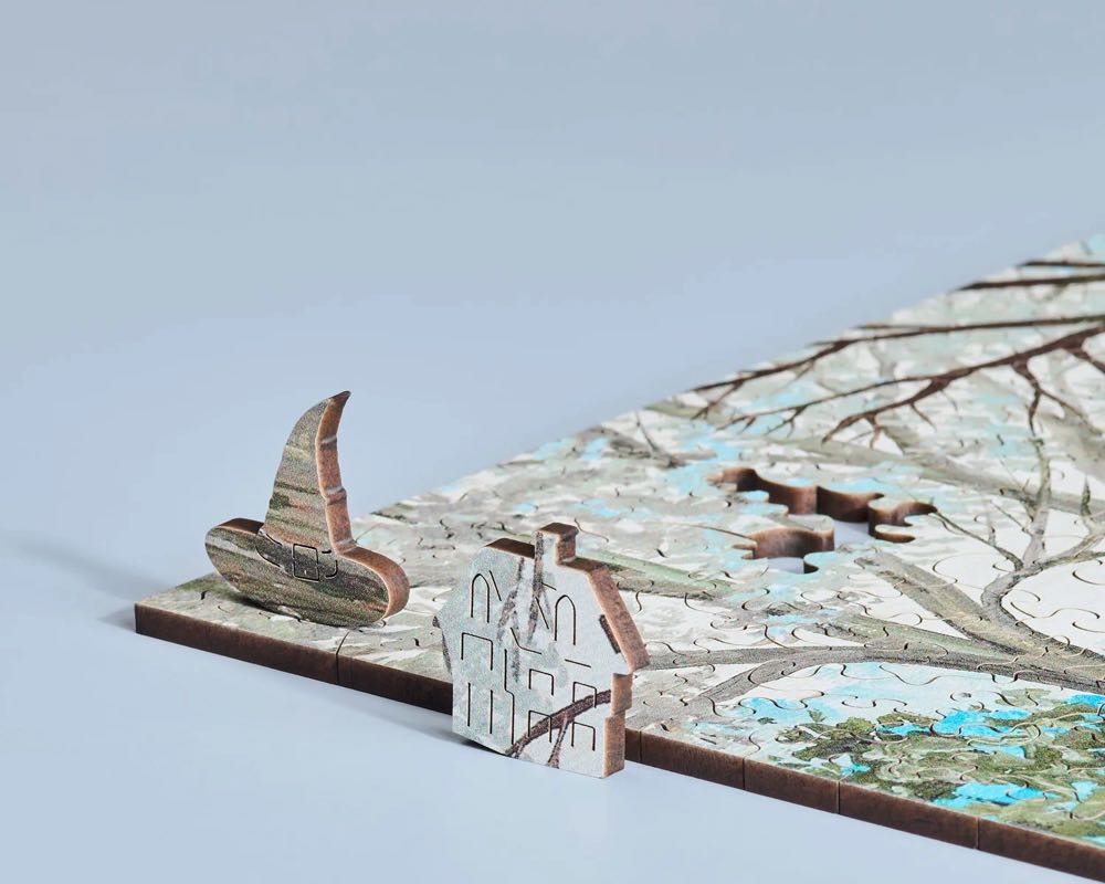 Lake Bewitched - Free Form Puzzle Cut - Wentworth Wooden Puzzles puzzle collectible - Main Image 3