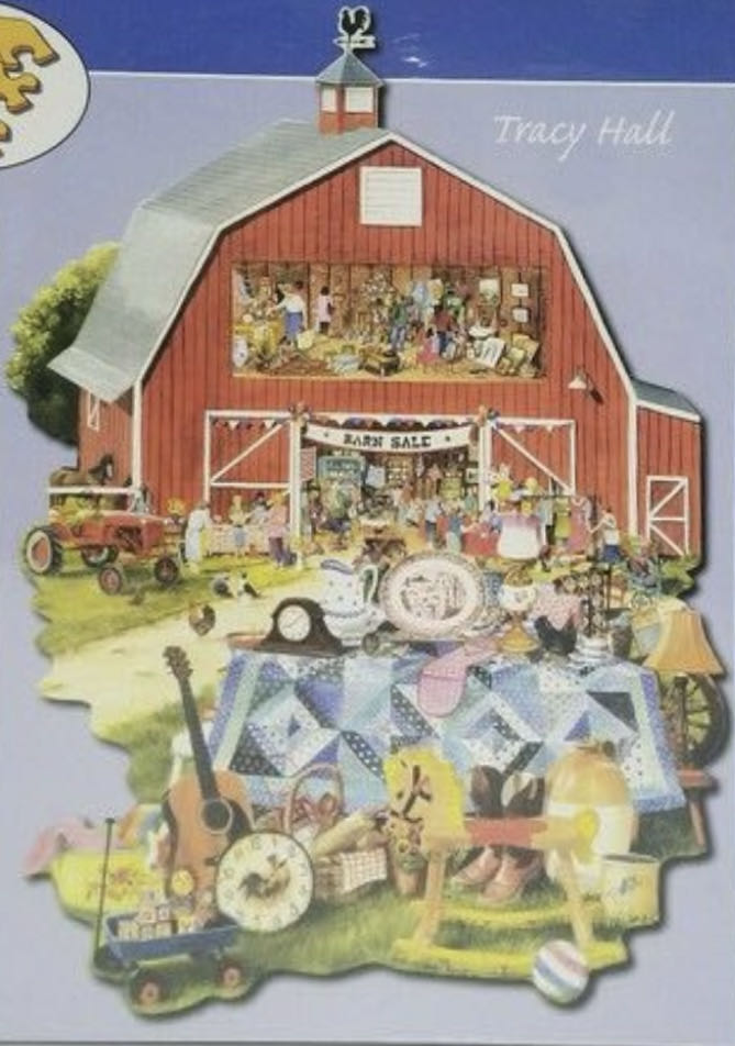 Barn Sale - Bits & Pieces Puzzle puzzle collectible [Barcode 0704812462581] - Main Image 2