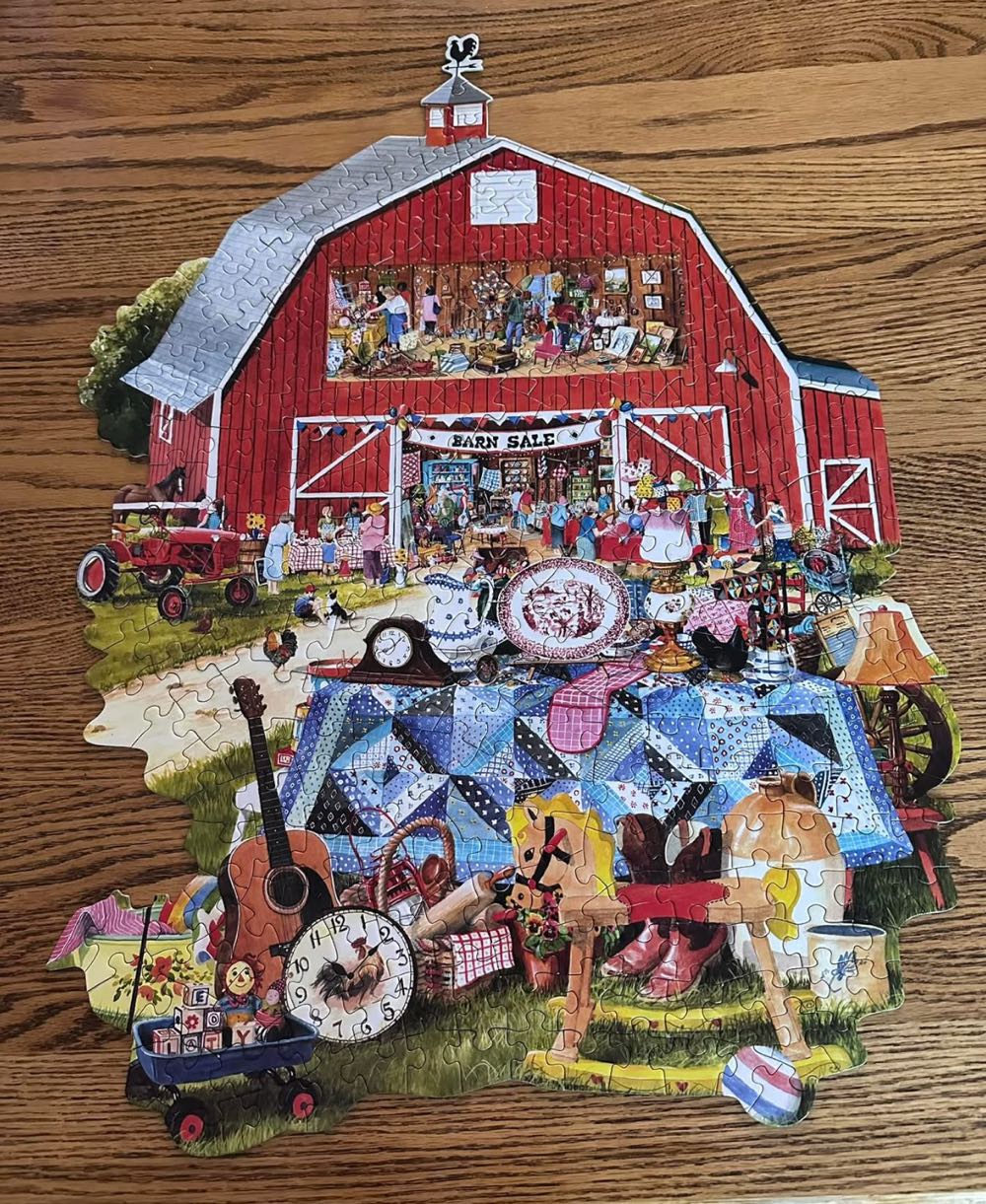 Barn Sale - Bits & Pieces Puzzle puzzle collectible [Barcode 0704812462581] - Main Image 3