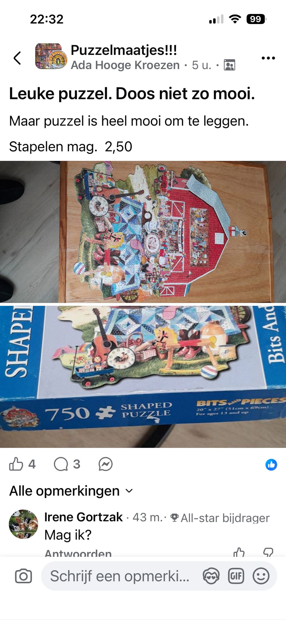 Barn Sale - Bits & Pieces Puzzle puzzle collectible [Barcode 0704812462581] - Main Image 4