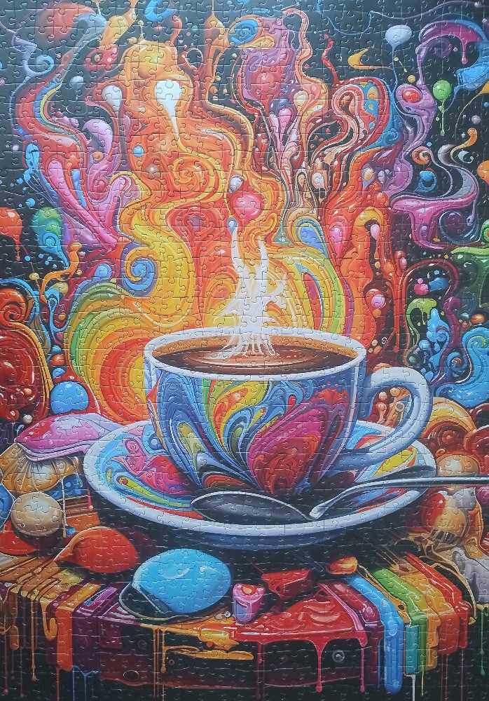 Psychedelic Teacup Dream  - Tucocoo puzzle collectible - Main Image 2