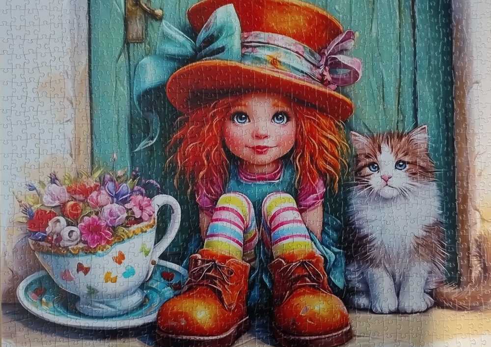 Red Haired Girl - Tucocoo puzzle collectible - Main Image 2