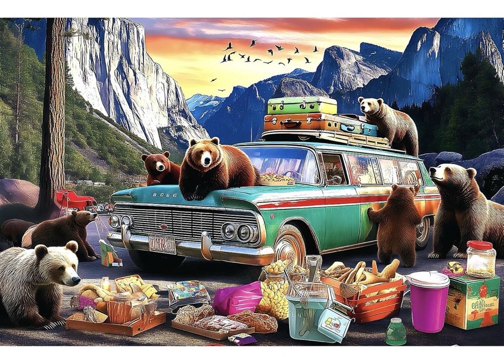 Jigsaw Puzzle Magnetic London Theme 100 Pieces Gift Maestro