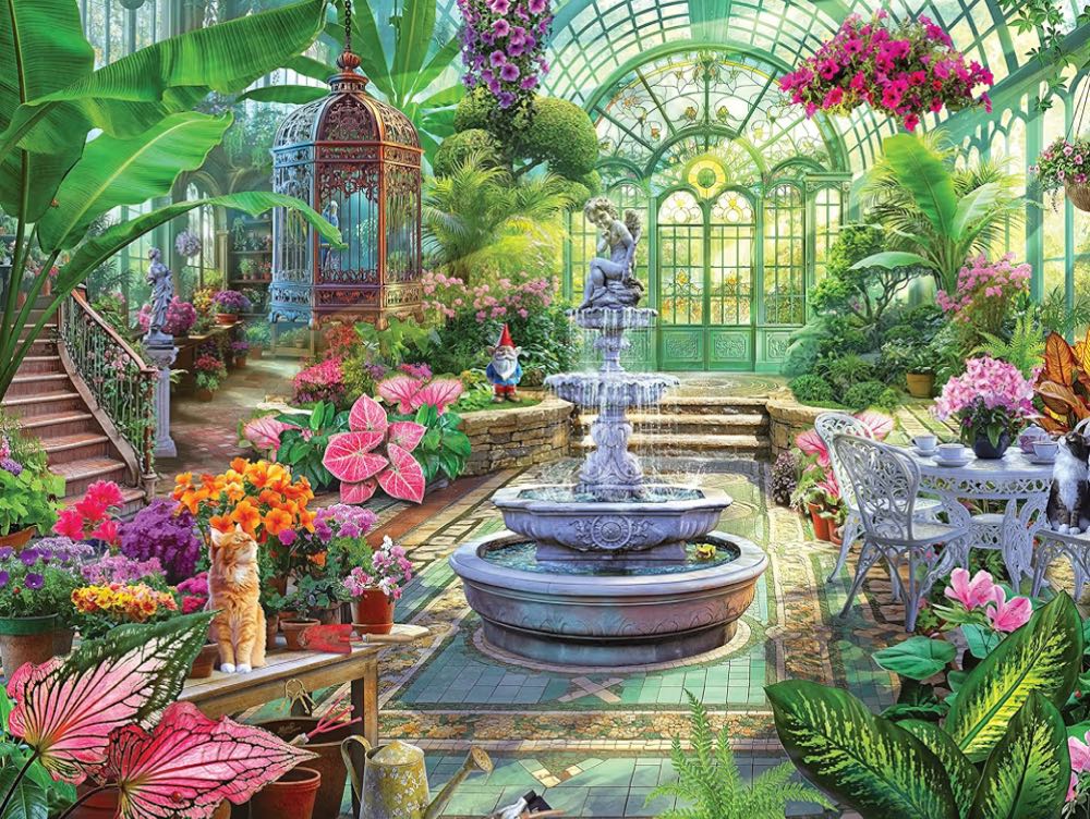 Victorian Greenhouse - Schmidt Puzzle puzzle collectible [Barcode 4001504586331] - Main Image 2
