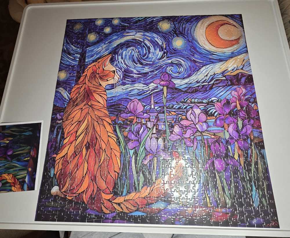 Moonlit Cat - Pickford puzzle collectible - Main Image 2