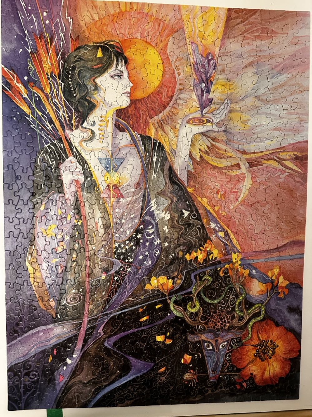 Call Of The Goddess: Artemis - Ceaco puzzle collectible [Barcode 021081023382] - Main Image 2