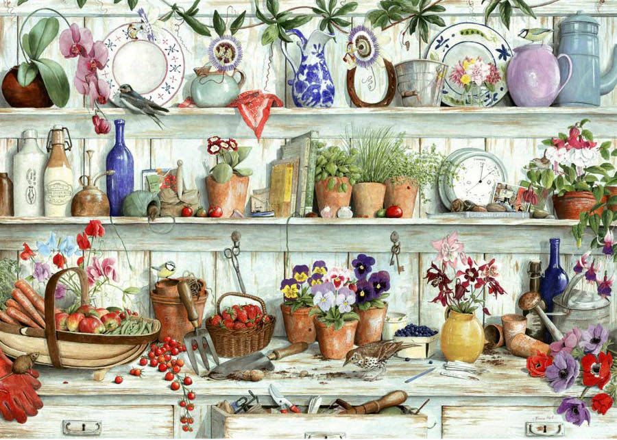 Posies & Produce - House of Puzzles Ltd HOP, The puzzle collectible [Barcode 5060002007358] - Main Image 2