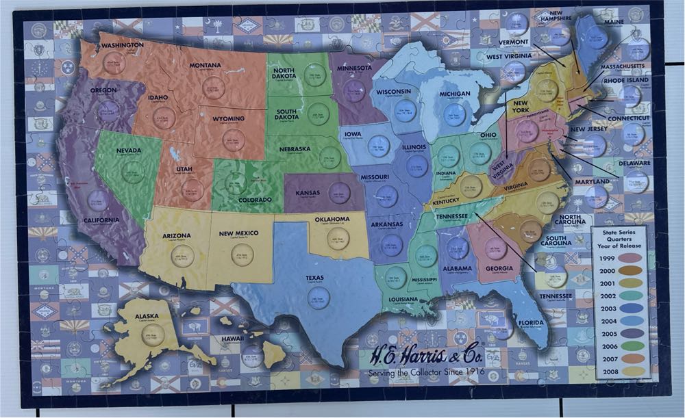 Quarter Collector’s Puzzle - H E Harris & Co puzzle collectible [Barcode 028074098693] - Main Image 2