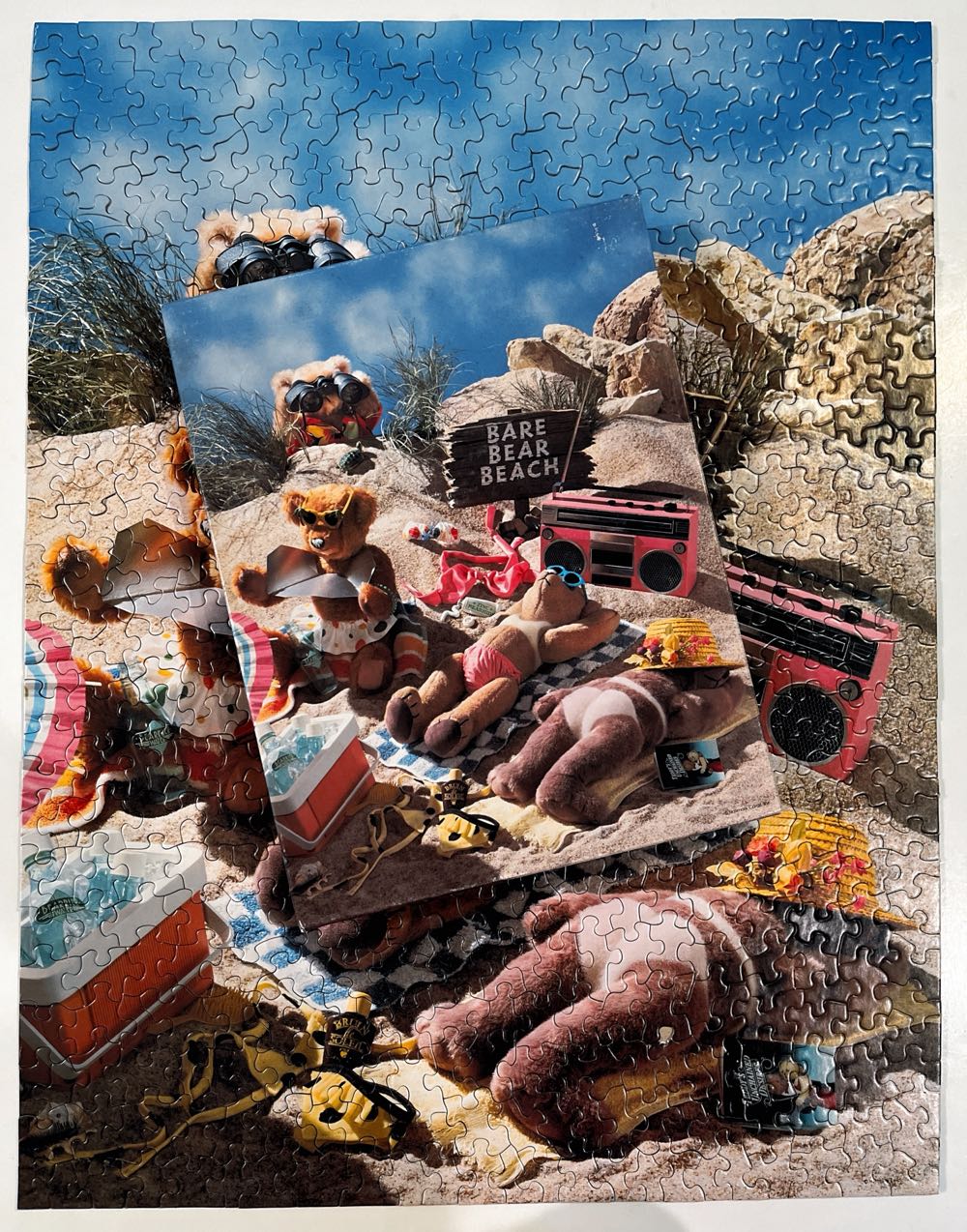 Bare Bear Beach! - Springbok puzzle collectible - Main Image 2