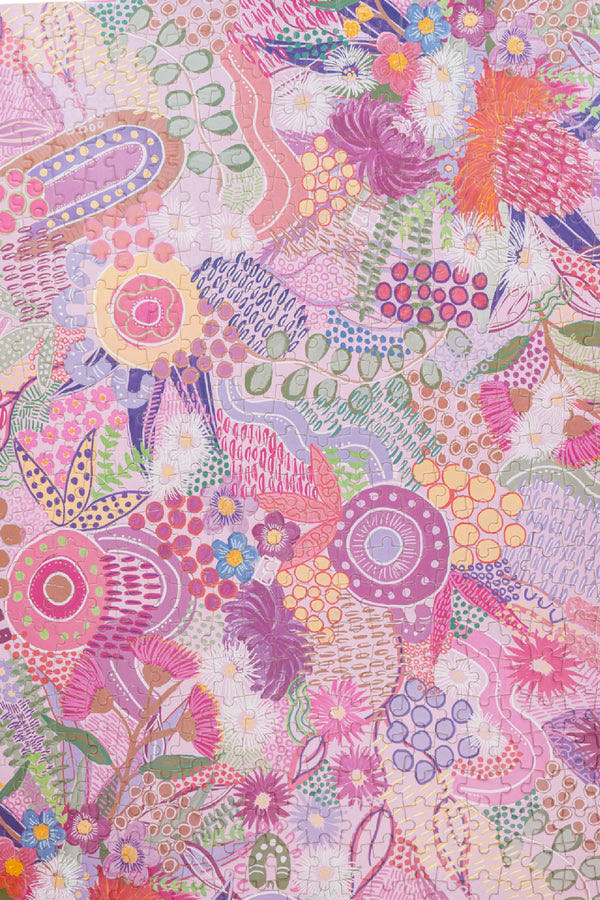 Flowers Along The River - Yarn puzzle collectible [Barcode 000305378422] - Main Image 4