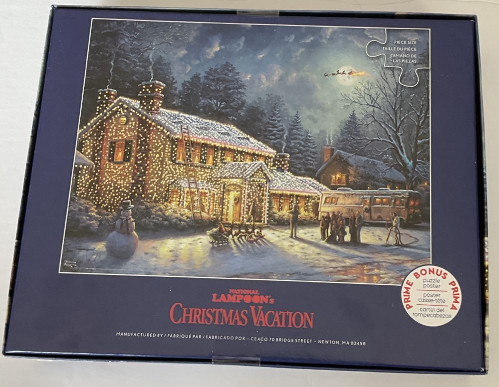Christmas Vacation Thomas Kinkade - Ceaco puzzle collectible - Main Image 2