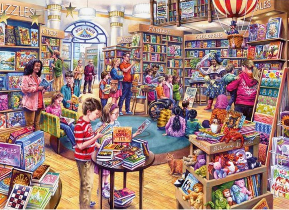 Page Turners (Saskia Lenen) - Gibsons puzzle collectible [Barcode 5012269064537] - Main Image 2