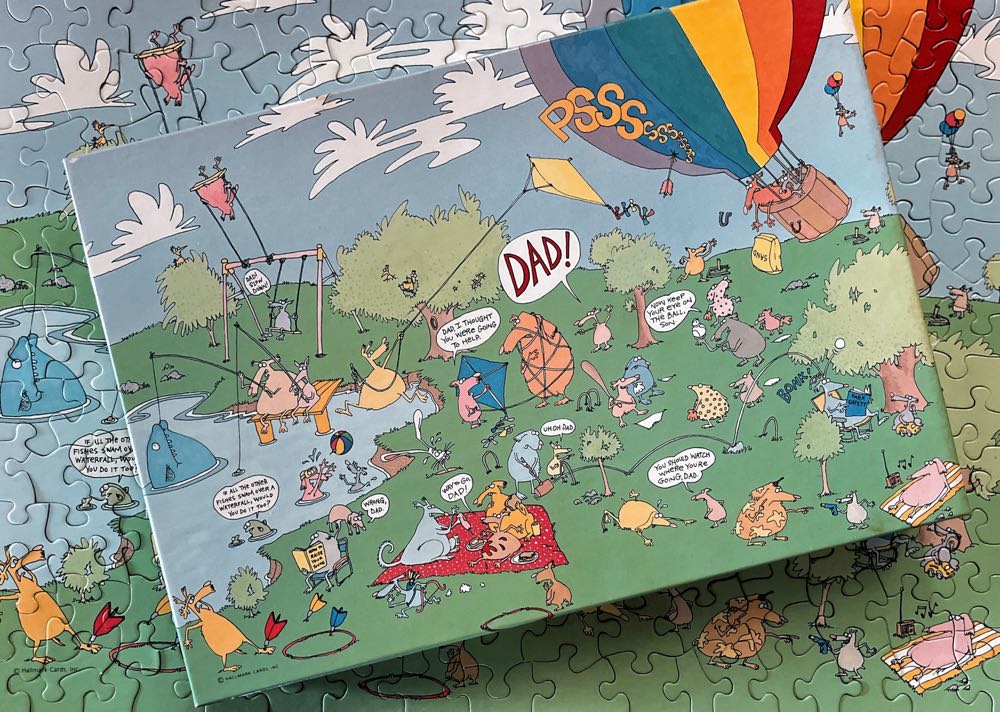 Sunday In The Park With Dad - Springbok puzzle collectible - Main Image 3