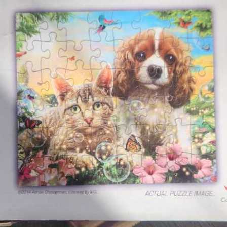 Cat And Dog Friends  - Cardinal Industries puzzle collectible - Main Image 2
