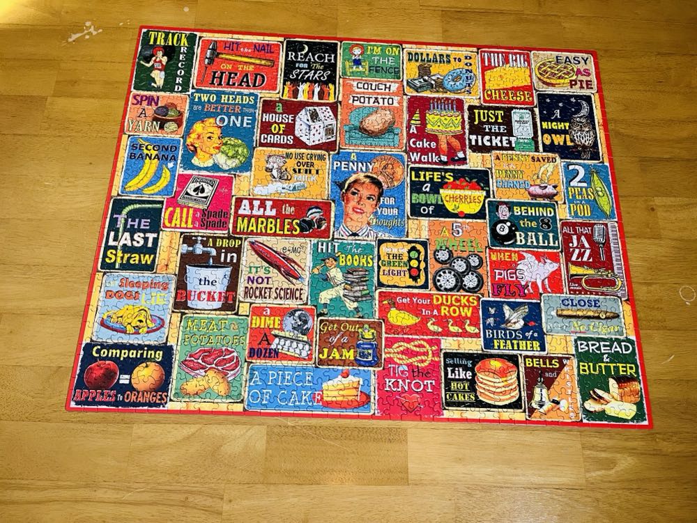 Things We Say - White Mountain puzzle collectible [Barcode 724819265657] - Main Image 2