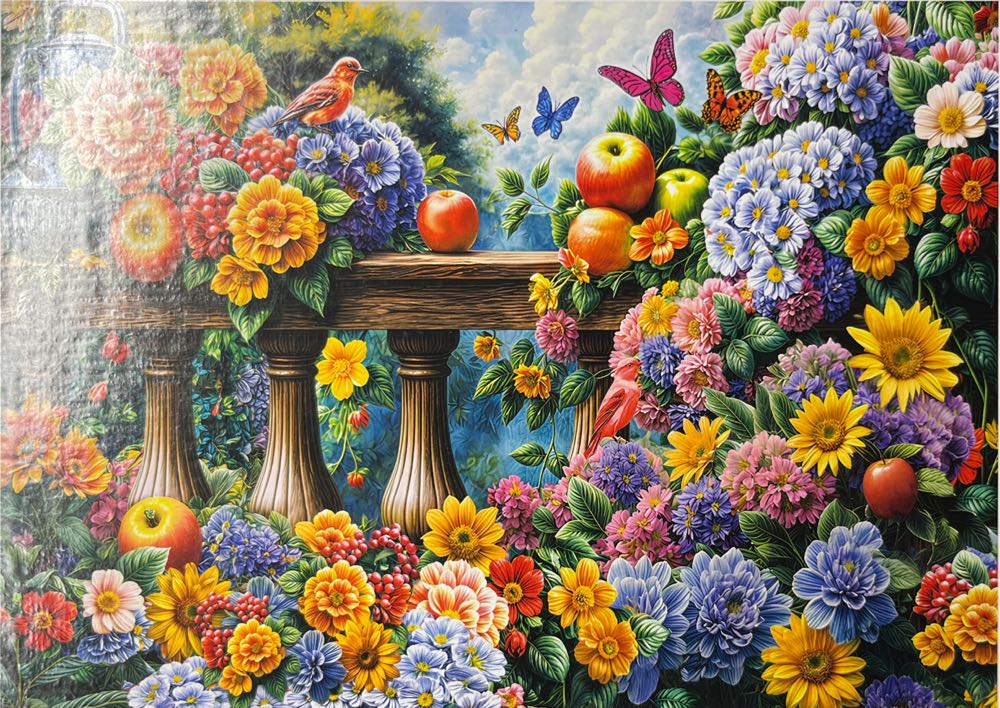 Flowers On The Balcony Stukjes - King puzzle collectible [Barcode 8721017610014] - Main Image 2