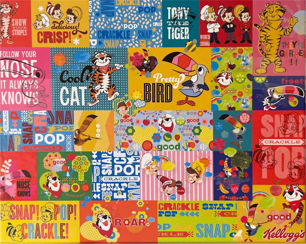 Vintage Kelloggs : Pop Art - Karmin International puzzle collectible [Barcode 773392090293] - Main Image 2