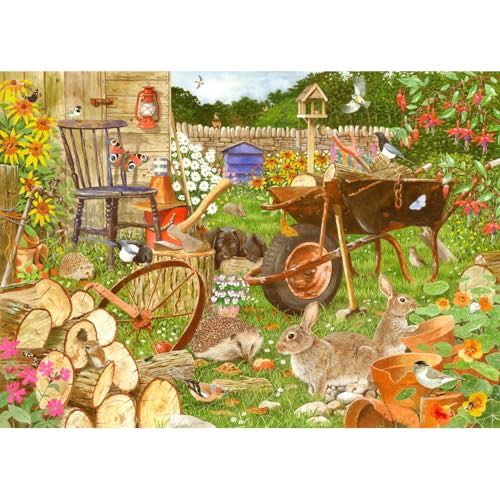 Roseart Chris Bigelow Illustrations Good Times At The River 500 Piece Jigsaw Puzzle Country Fishing And Boating Summer Scene– Adult Puzzle – Finished Size 18 X 24 Made In Usa