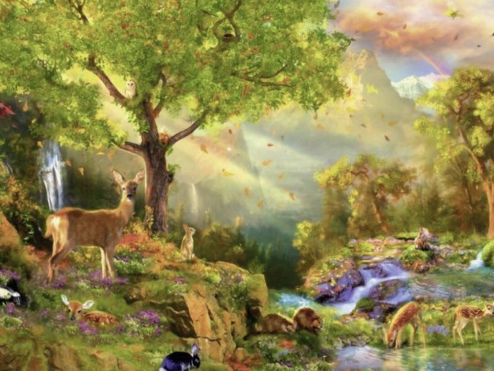 Idyllic Wildlife - Ravensburger puzzle collectible [Barcode 4005556166206] - Main Image 2