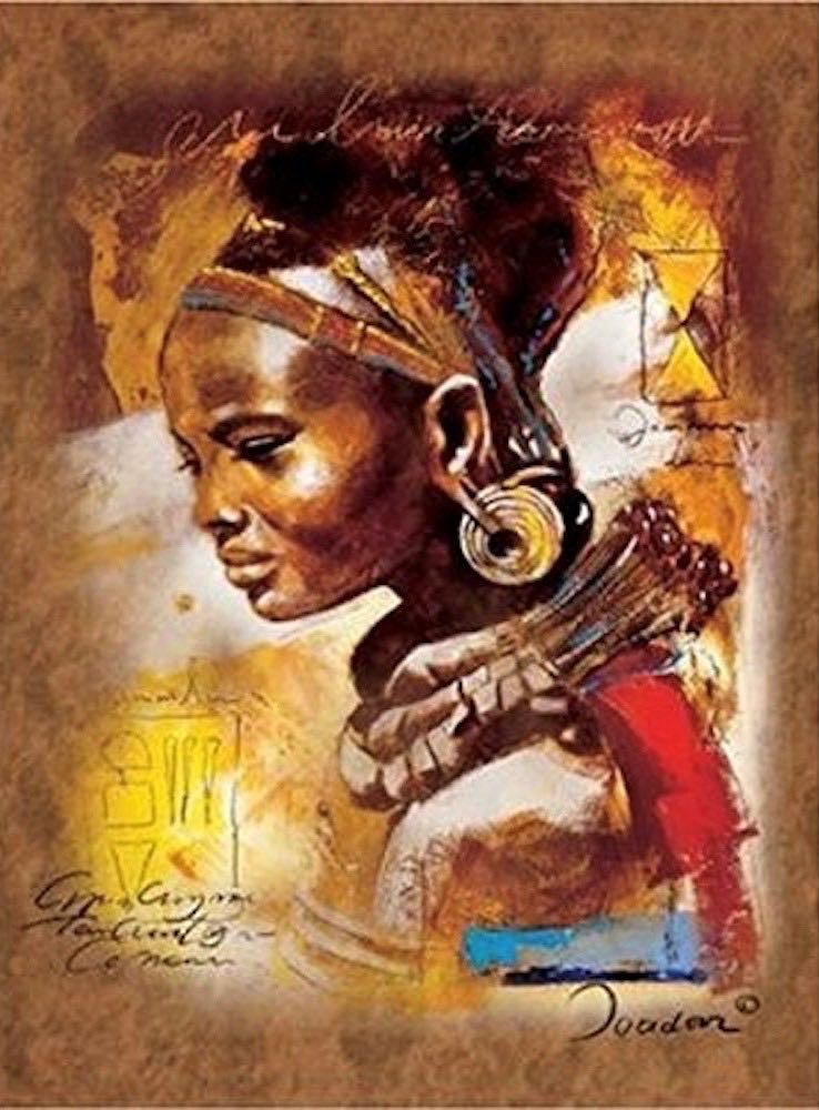 African Beauty (2 - 1 New) - Ravensburger puzzle collectible [Barcode 4005556153527] - Main Image 2