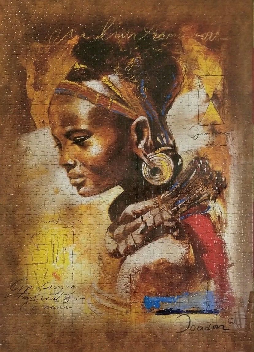 African Beauty (2 - 1 New) - Ravensburger puzzle collectible [Barcode 4005556153527] - Main Image 3