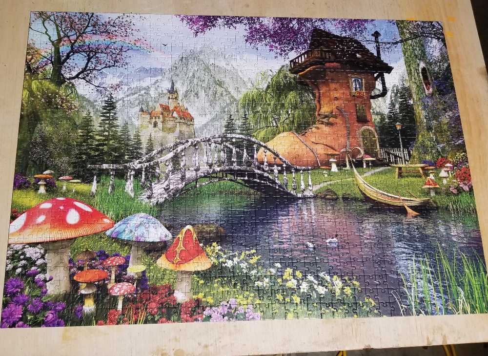 The Old Shoehouse Postal - Art Puzzle puzzle collectible [Barcode 8697950844673] - Main Image 3
